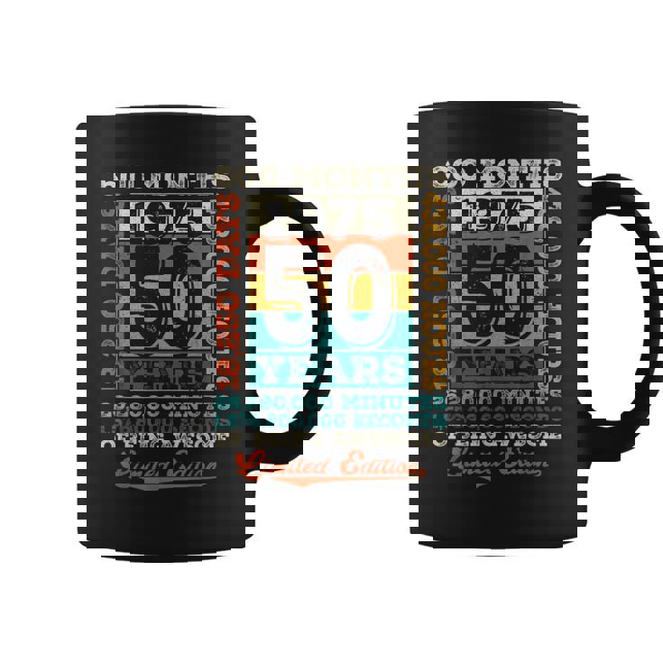 ヴィンテージ 1975 ギフト 男性 女性 長寿祝い 1975年生まれ 還暦祝い ユニークな誕生日プレゼント コーヒーマグ