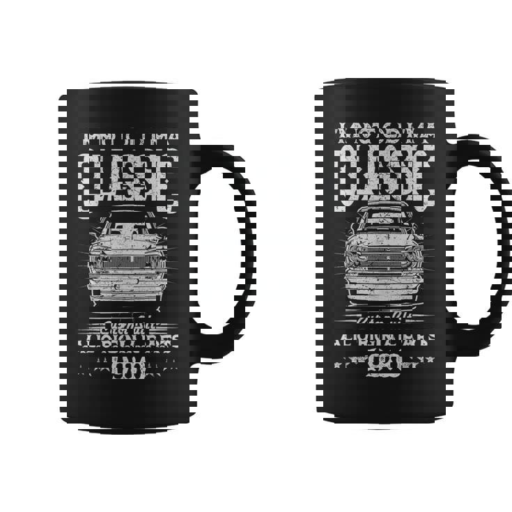 ヴィンテージ 1980 45 歳の誕生日プレゼント 男性 女性 45 歳 コーヒーマグ