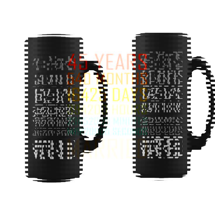 ヴィンテージ 45年 540ヶ月 結婚45周年 記念日 コーヒーマグ