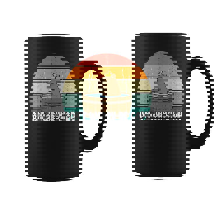 ヴィンテージ Don't Worry Be Capy Capybara コーヒーマグ