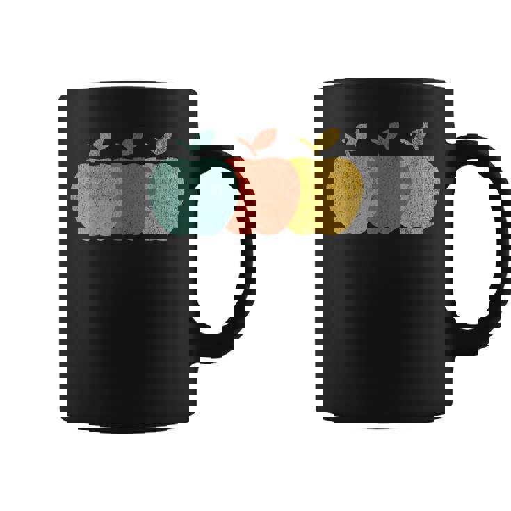 ヴィンテージ りんご フルーツ りんご デザイン コーヒーマグ