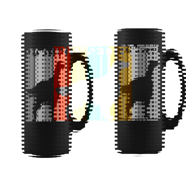 ヴィンテージ アイリッシュセッター 犬の飼い主と恋人 コーヒーマグ