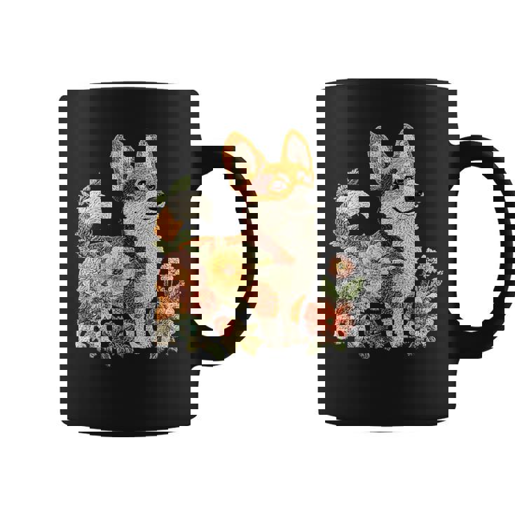 ヴィンテージ コーギー ママ 犬 オーナー コーギー 母の日 コーヒーマグ