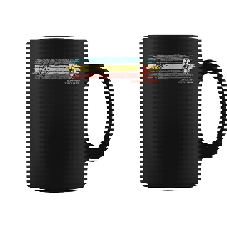 ヴィンテージ サンタクルーズ レトロ サーファー ビーチ サンタクルーズ カリフォルニア コーヒーマグ