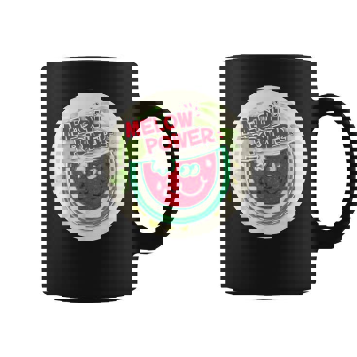 ヴィンテージ スクラッチ&スニフ ステッカー スイカ、メロンパワー コーヒーマグ