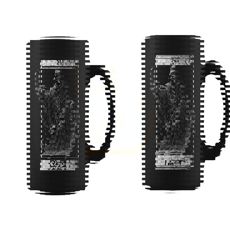ヴィンテージ デス タロット カード 死神 オカルト悪魔の恐怖 コーヒーマグ