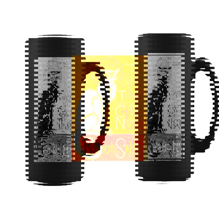ヴィンテージ トゥール デュ シャ ノワール クロネコ ハロウィン用 コーヒーマグ