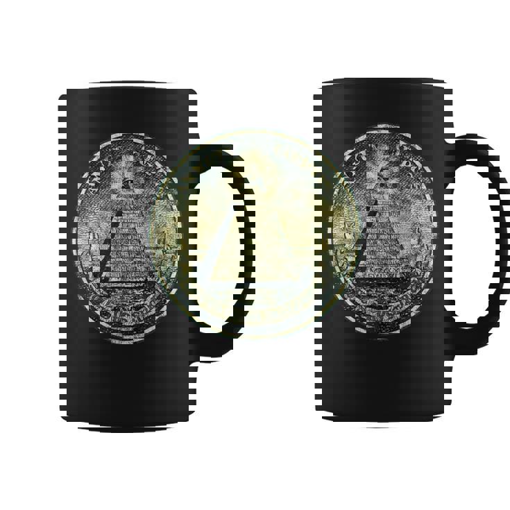 ヴィンテージ ドルビル ノート オールシーイング アイ イルミナティ コーヒーマグ