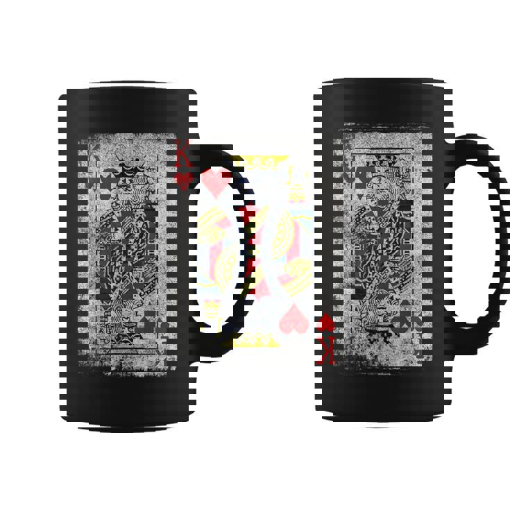 ヴィンテージ ハートのキングトランプ ハロウィン カジノ コーヒーマグ