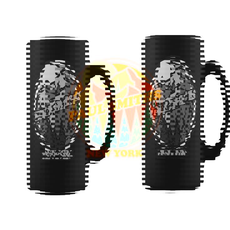 ヴィンテージ ポール・スミス ニューヨークマウンテン ハイキング お土産プリント コーヒーマグ