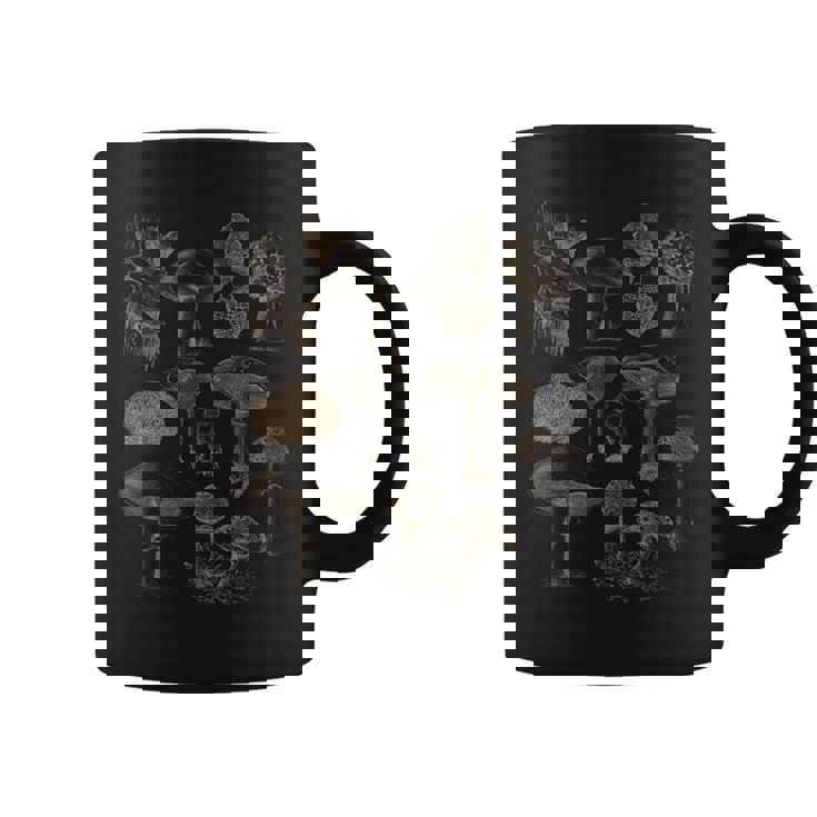 ヴィンテージ マッシュルーム 食べられるキノコの餌やりギフト コーヒーマグ