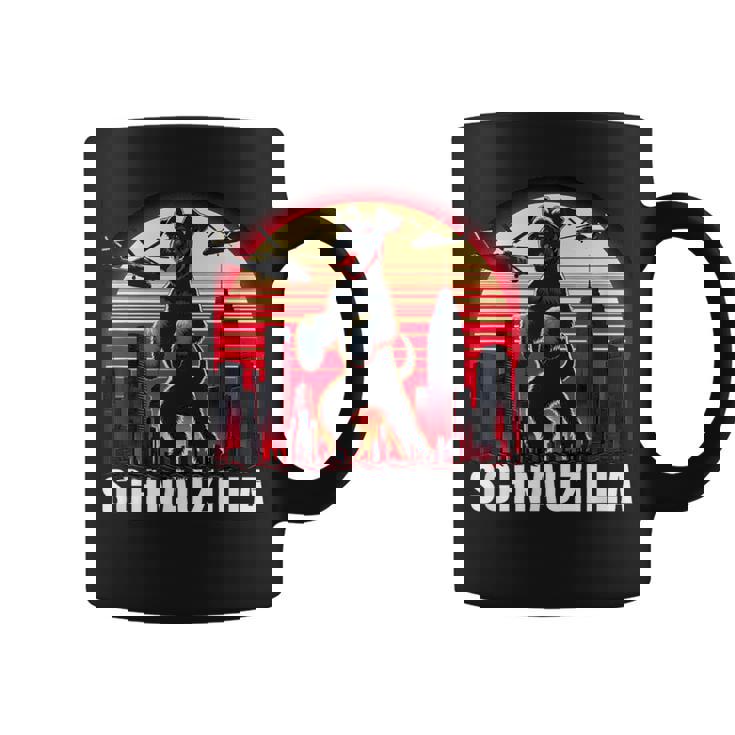 ヴィンテージ ミニ シュナウザー シュナウジラ アンティーク調 動物愛好家 コーヒーマグ