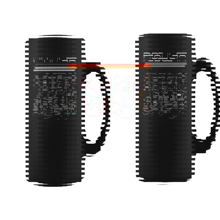 ヴィンテージ モジュラー シンセサイザー アナログ オーディオ エンジニア シンセ オタク コーヒーマグ