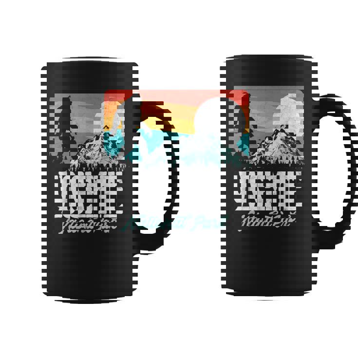 ヴィンテージ ヨセミテ国立公園 ビッグフット 山脈 グラフィック コーヒーマグ