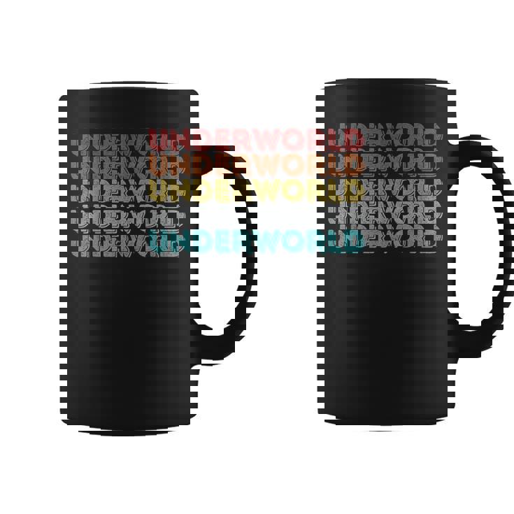 ヴィンテージ レトロ アンダーワールド コーヒーマグ