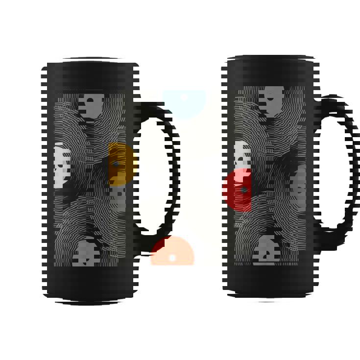 ヴィンテージ レトロレコード レコード モダンアート コーヒーマグ