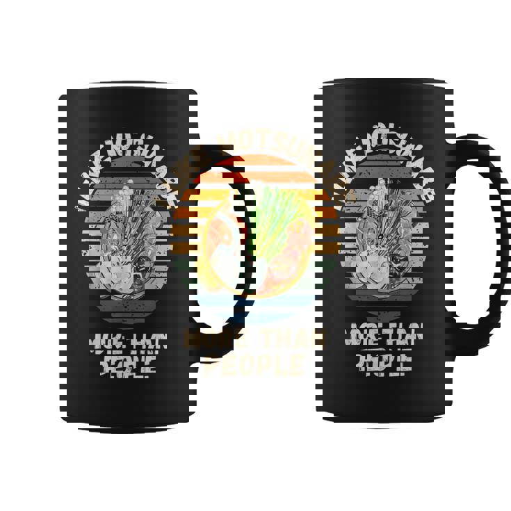 ヴィンテージ 人よりモツナベが好き レトロ もつ鍋 コーヒーマグ