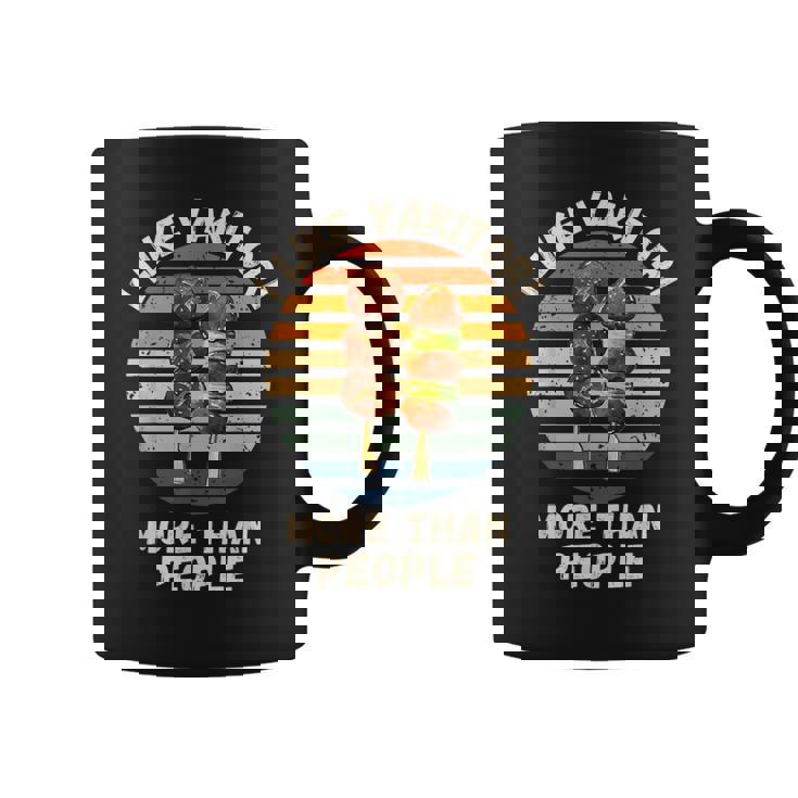 ヴィンテージ 人より焼き鳥が好き レトロ 焼き鳥 コーヒーマグ