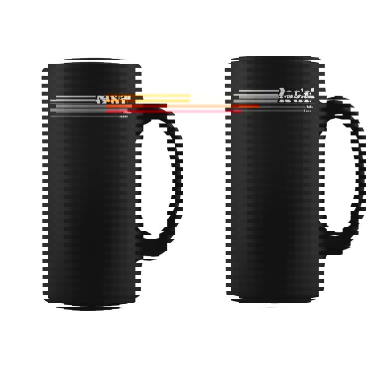 ヴィンテージ1980年代グラフィックスタイルマーシャルミネソタ州 コーヒーマグ