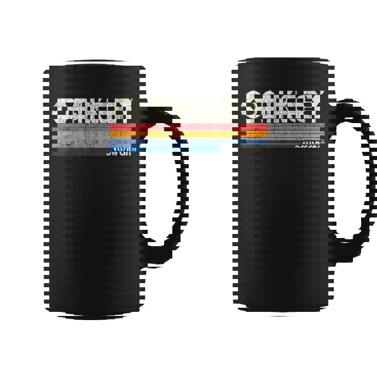 ヴィンテージ70年代80年代スタイルoakley Ca コーヒーマグ