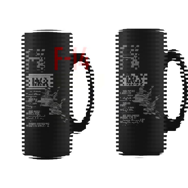 ヴィンテージf-14トムキャット戦闘機ジェット軍事航空ギフト コーヒーマグ