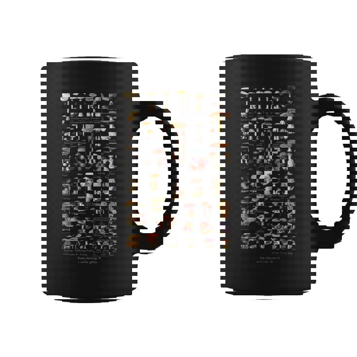ヴィンテージキノコドイツ語の名前キノコ狩り コーヒーマグ