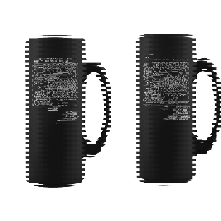 ヴィンテージギターアンプ 図面 コーヒーマグ