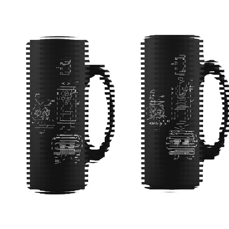 ヴィンテージゲーム図 Tvビデオゲームコンソール レトロチャート コーヒーマグ