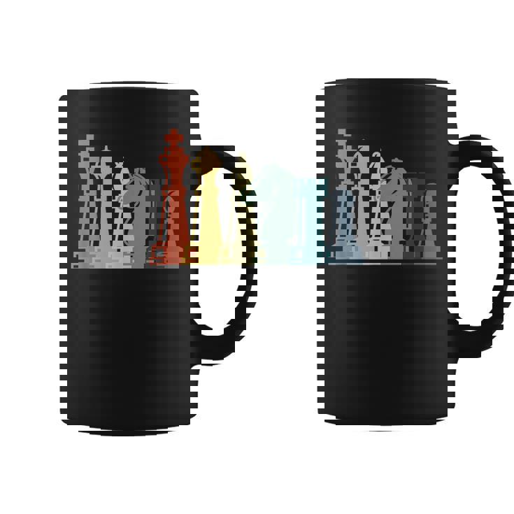 ヴィンテージチェスtシャツ レトロチェスデザイン チェスピース コーヒーマグ