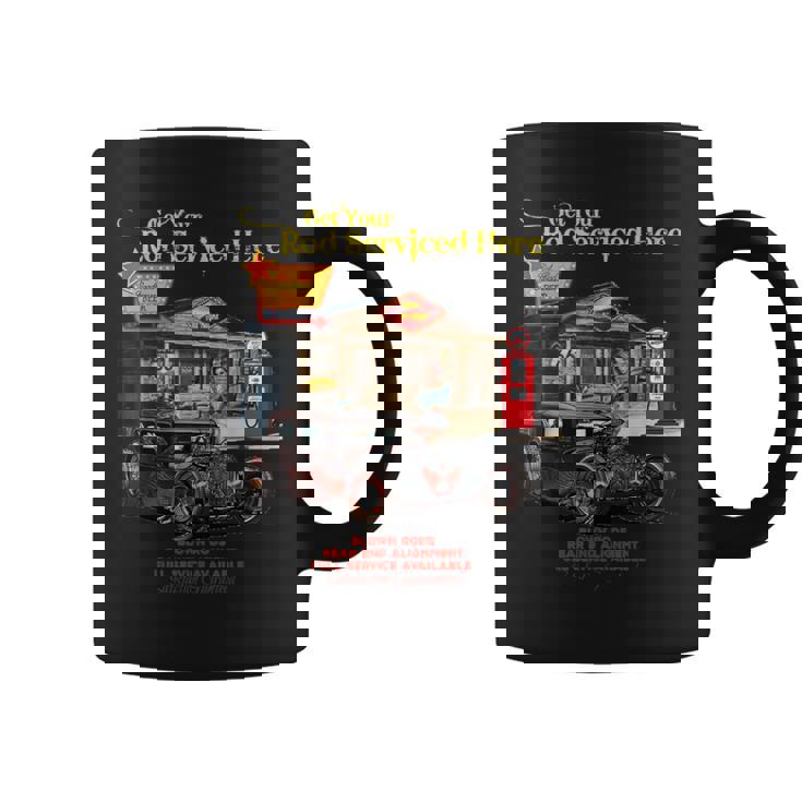 ヴィンテージラットロッドtシャツ ピンナップガール メンズtシャツ コーヒーマグ