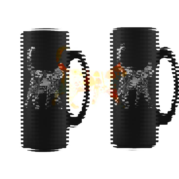 ヴィンテージ・シルエット きのこ草原 コタゴラス・キャット コーヒーマグ