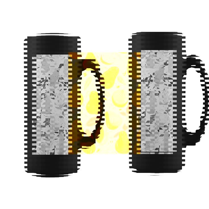 ヴィンテージ柄アート梨 コーヒーマグ