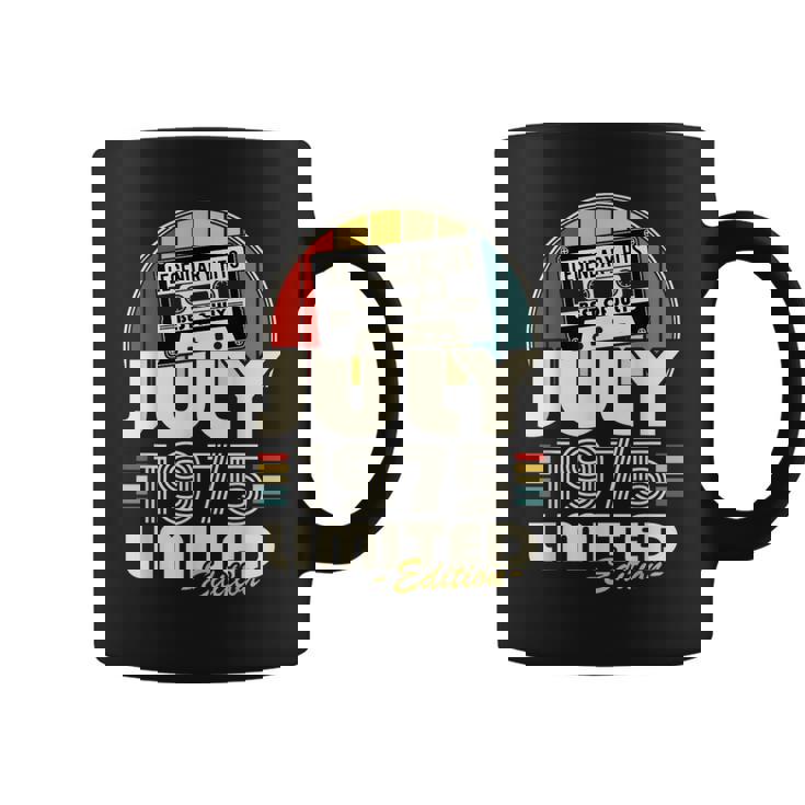 ヴィンテージ誕生日 50歳 男性 女性 1975年7月生まれ コーヒーマグ