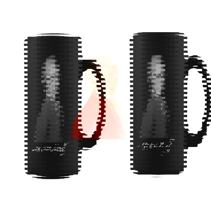 ヴォルフガング・アマデウス・モーツァルト 作曲家 シグネチャー クラシック音楽 コーヒーマグ