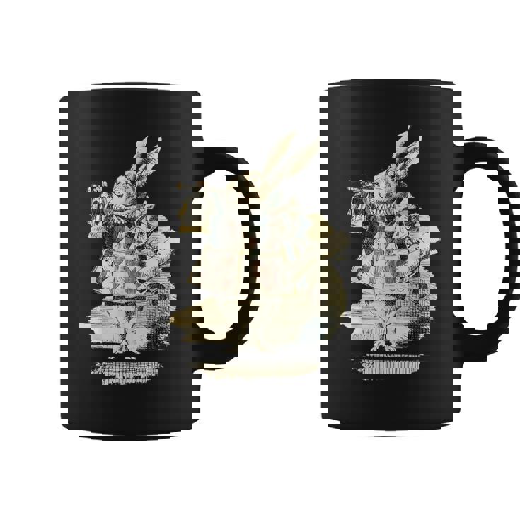 不思議の国のアリス 白ウサギ トランプデザイン コーヒーマグ