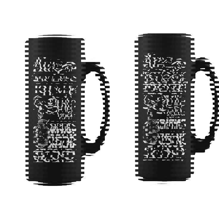 不思議の国の美しいアリス「How Long Is Forever」の引用 コーヒーマグ