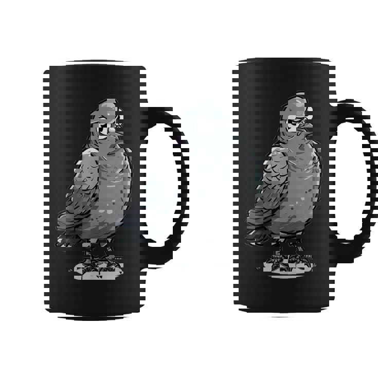 不機嫌そうなピジョン I カートゥーンピジョン コーヒーマグ