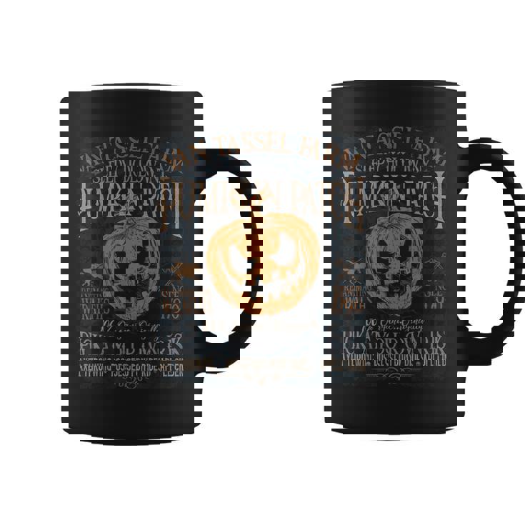 不気味なパンプキン パッチ スリーピー ホロウ ニューヨーク ハロウィン コーヒーマグ