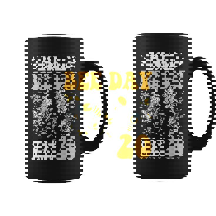 世界ミツバチの日 ミツバチ コーヒーマグ