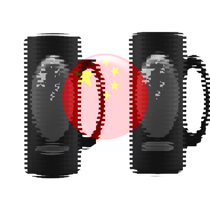 中国国旗サークル 中国人と中国を愛する方 コーヒーマグ
