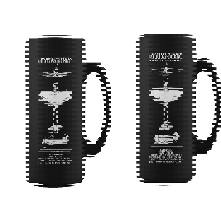 中島 Ki-43 隼 第二次世界大戦の日本の戦闘機 コーヒーマグ