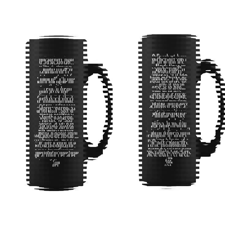 主の祈り マタイ6 コーヒーマグ