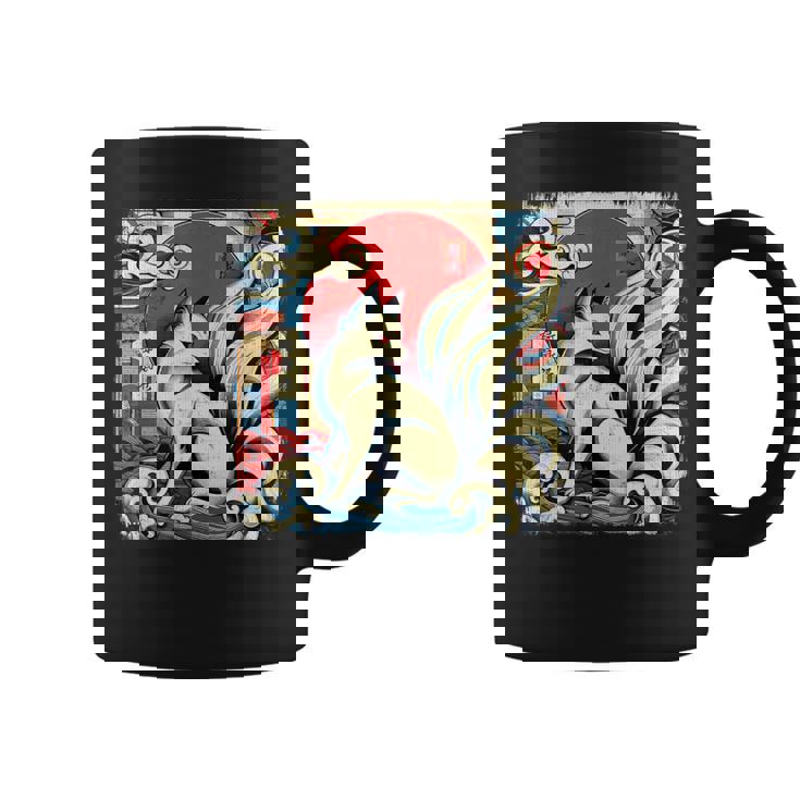 九尾狐 きつね コーヒーマグ