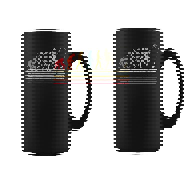 人類の進化 釣り竿 漁師 釣り人 面白い 釣り フィッシング サプライズ おもしろ アイデア 釣り コーヒーマグ