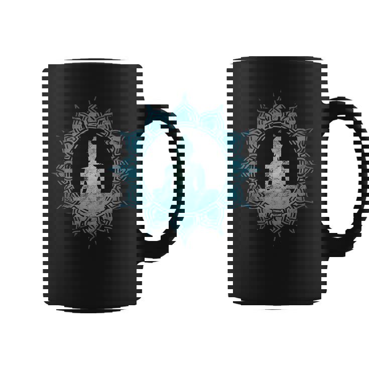 仏 瞑想 チャクラ 蓮の花 仏教 ヨガ コーヒーマグ