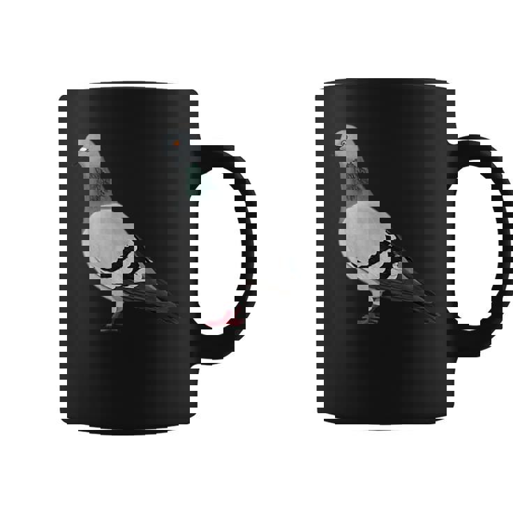 伝書鳩 鳥 動物 図 バードウォッチング 贈り物 鳥類学者 コーヒーマグ