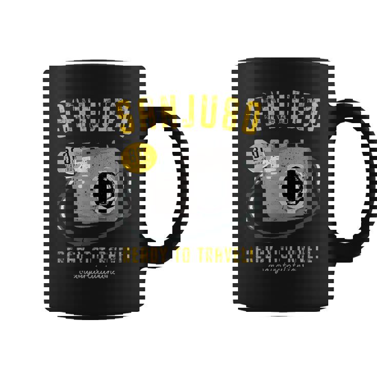 傘寿祝い 旅行好き 写真好き 撮影好き カメラ レトロ 父 母 男性 女性 80歳お祝い Ready To Travel コーヒーマグ