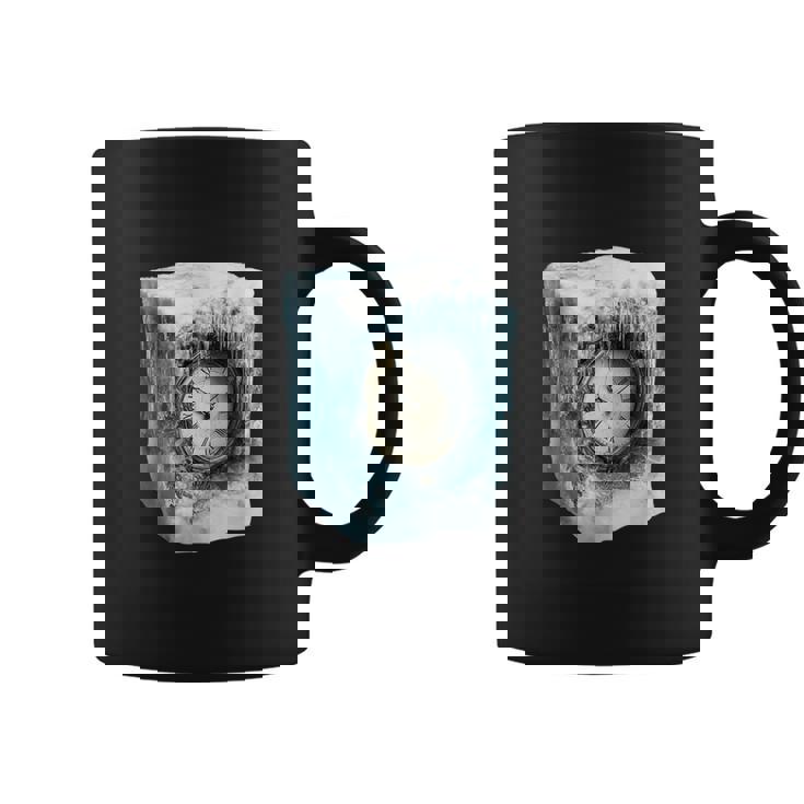 冷凍アンティーク時計のシュールなデザイン コーヒーマグ