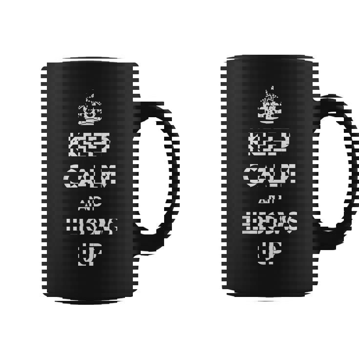 冷静さを保ち、ひじをかいてカナディアン・プラウド・ノース・ストロング・アンド・フリーに コーヒーマグ