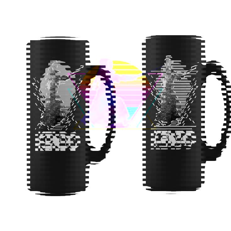 剣道 日本武道 レトロ ヴィンテージ ヴェイパーウェーブ 90年代 コーヒーマグ